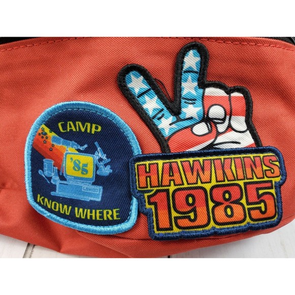 Funko Stranger Things Hawkins 1985 Fanny Pack Waist Pack Red Camp Know Where NWT - Picture 2 of 5